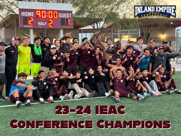 Norco College Men's Soccer Team Clinches Historic Conference Championship