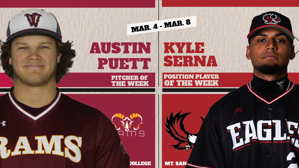IEAC Baseball Players of the Week for March 4 through March 8