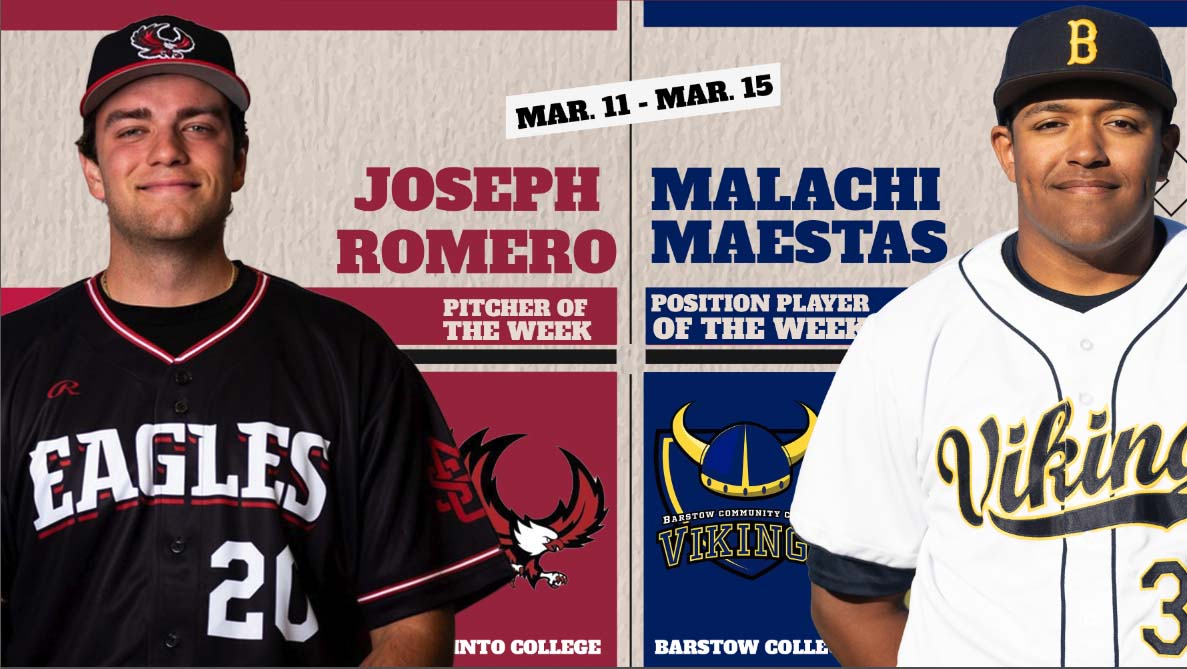 IEAC Baseball Athletes of the Week March 11 - March 15