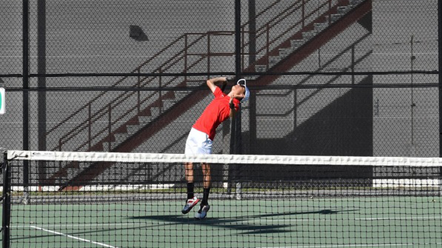 Eagle Tennis Team Opens Conference Play with Win
